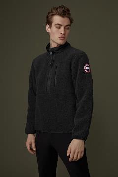 Ropa Canada Goose Hombre México - Renfrew Forro Polar Negros EQ6450728